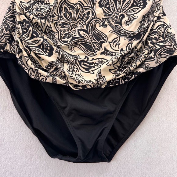 Lauren Ralph Lauren Tank One Piece Swimsuit Floral Tummy Control Size‎ 14 - Picture 5 of 14